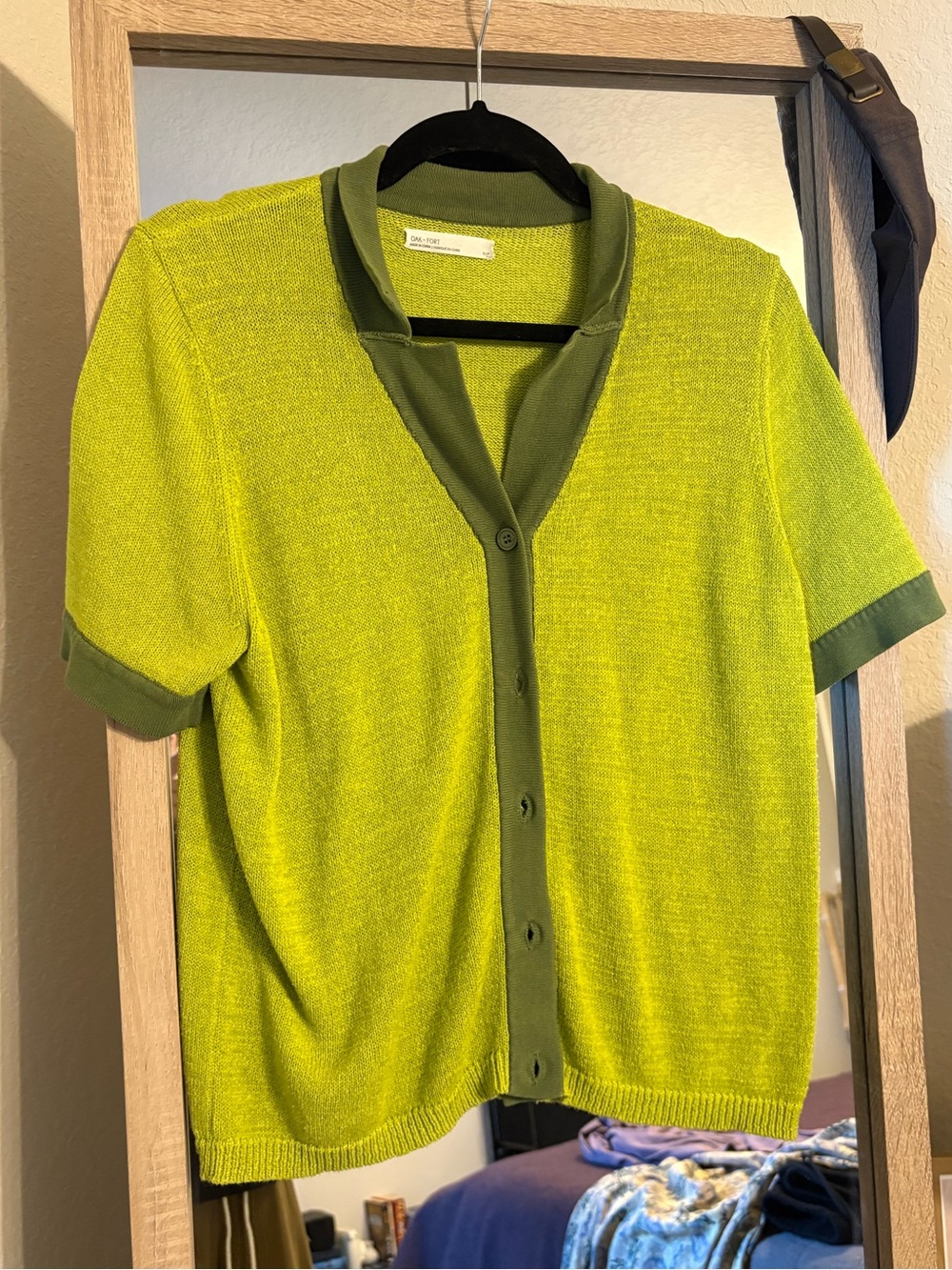 Oak + Fort short sleeve cardigan